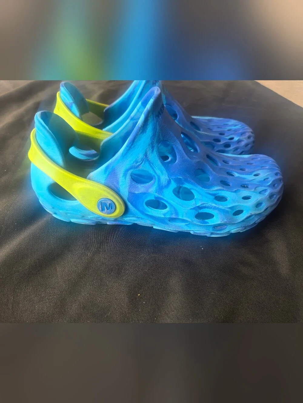 Merrell Kids Blue and Yellow Water Clogs